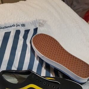 Vans Black and Yellow Sneakers